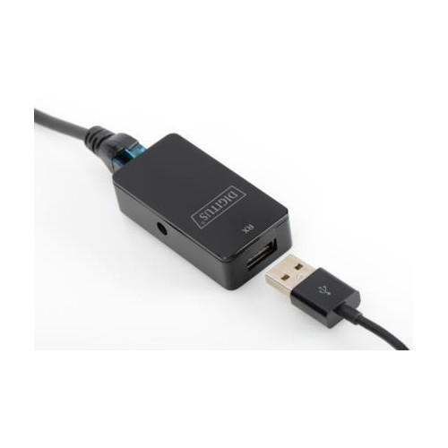 Przedłużacz/Extender USB 2.0 HighSpeed po skrętce Cat.5e/6 UTP, do 50m-645787