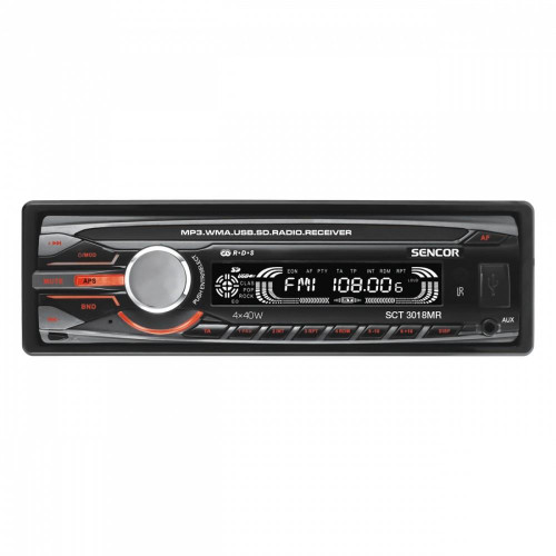 Radio samochodowe z pilotem SCT 3018MR Moc4x40W,USB/SD/MMC-645895