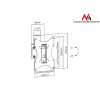 Uchwyt do telewizora sufitowy 23-42 cale MC-704 50kg Max VESA 200x200-646011
