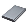 GEMBIRD OBUDOWA USB 3.1 NA DYSK HDD/SSD 2.5'' SATA SZCZOTKOWANE ALUMINIUM, SZARA-6482654