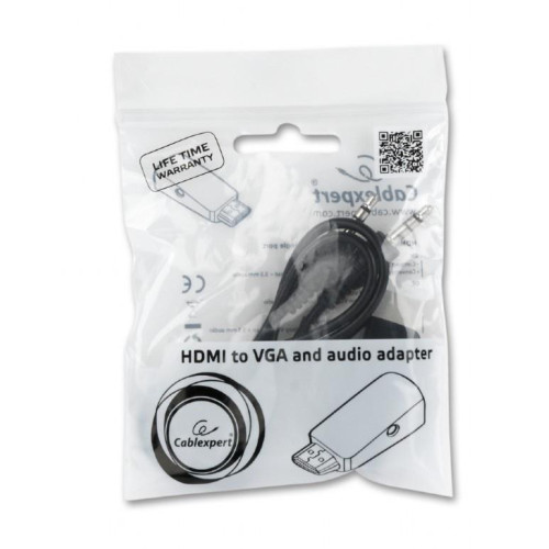 Adapter HDMI-A(M)->VGA(F)+Audio -648062