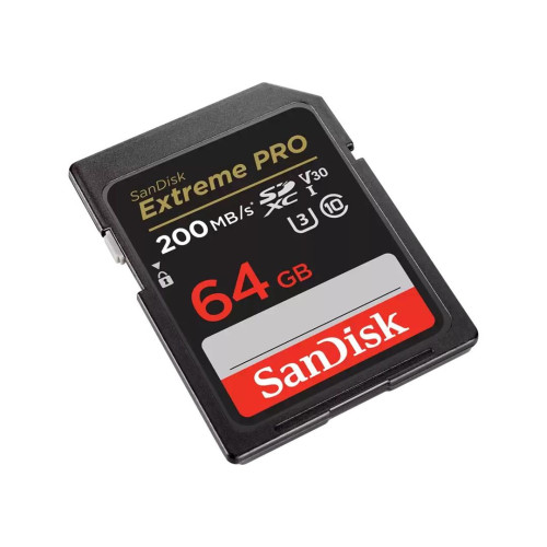 SANDISK EXTREME PRO SDXC 64GB 200/90 MB/s A2-6491206