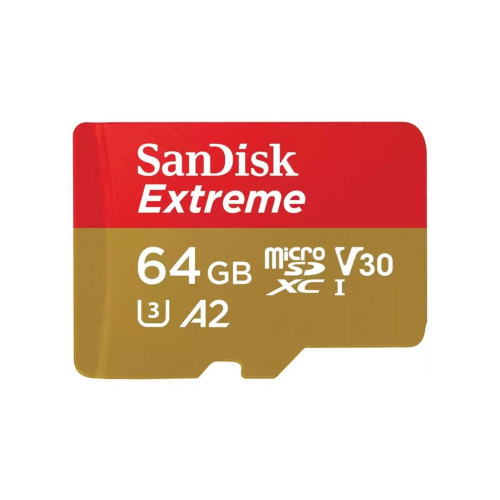 SANDISK EXTREME microSDXC 64 GB 170/80 MB/s A2-6491218