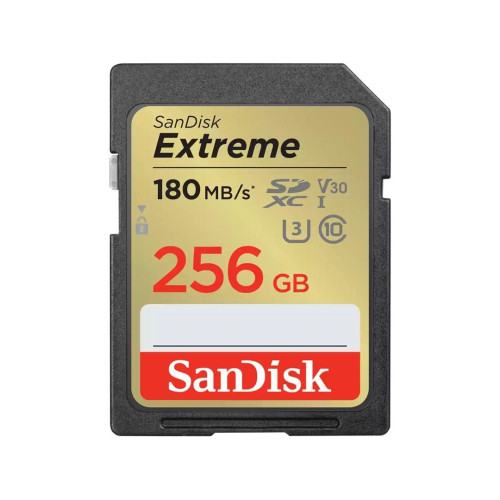 SANDISK EXTREME SDXC 256GB 180/130 MB/s A2-6491221