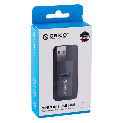 ORICO MINI HUB USB-A 3.1, 5GBPS, 3X USB-A, ALU-6491388