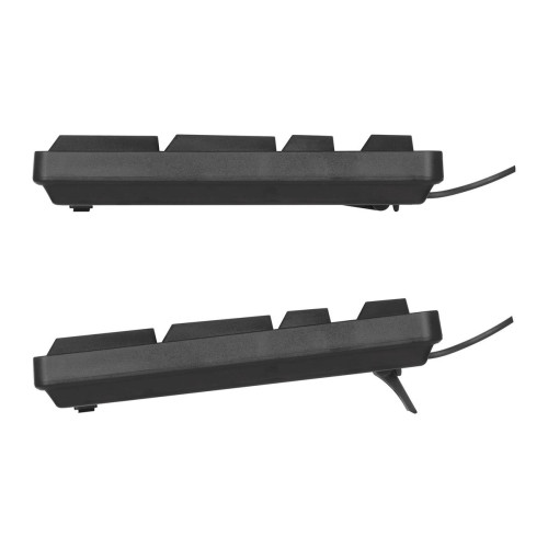 Klawiatura membranowa Activejet K-3021 (USB 2.0; (US); kolor czarny) przewodowa-6506634