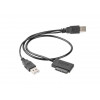 Adapter USB(M)+Power -> SATA Slim SSD (na kablu) -651717
