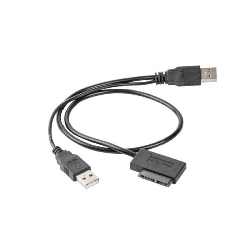 Adapter USB(M)+Power -> SATA Slim SSD (na kablu) -651717