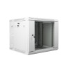 Szafa instalacyjna wisząca dwusekcyjna 19 9U 600X600mm szara -652680