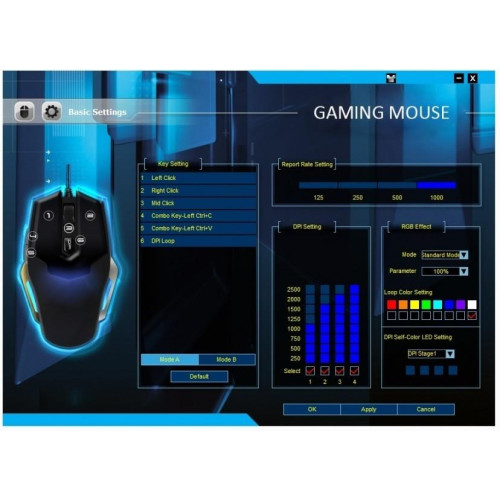 Gamingowa mysz optyczna USB Falcon-652564