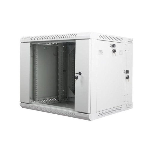 Szafa instalacyjna wisząca dwusekcyjna 19 9U 600X600mm szara -652683