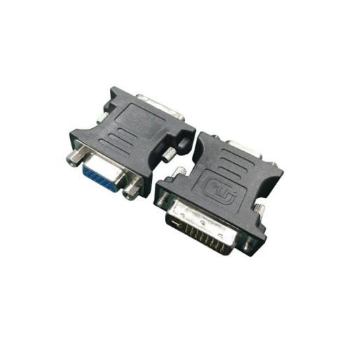 Adapter DVI->VGA (24M/15F) czarny -655587