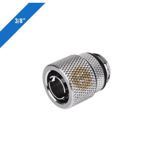 Pacific 3/8'' x 1/2'' złączka prosta - Chrome-656370