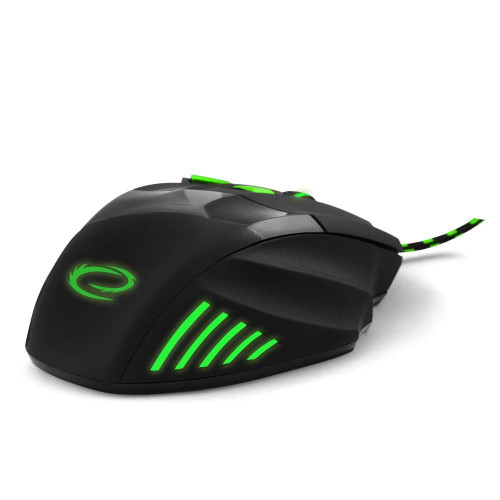 MYSZKA PRZEWODOWA DLA GRACZY 7D OPTYCZNA USB MX201 WOLF ZIELONA-656972