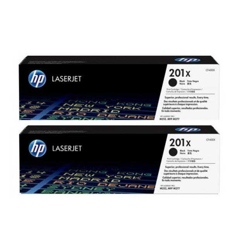 Toner 201X Black 2.8K Dual Pack CF400XD-659454