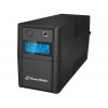 UPS LINE-INTERACTIVE 850VA, 4x IEC, RJ11 IN/OUT, USB, LCD-660907