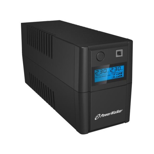UPS LINE-INTERACTIVE 850VA, 4x IEC, RJ11 IN/OUT, USB, LCD-660909