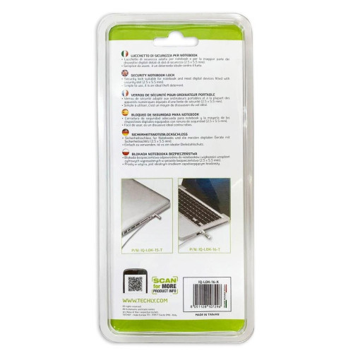TECHLY LINKA ZABEZPIECZAJĄCA NANO SLOT 2.5X5.5MM N-6612016