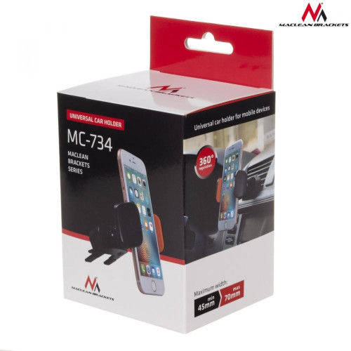 Samochodowy uchwyt do telefonu MC-734 na kratkę lub CD slot-664305