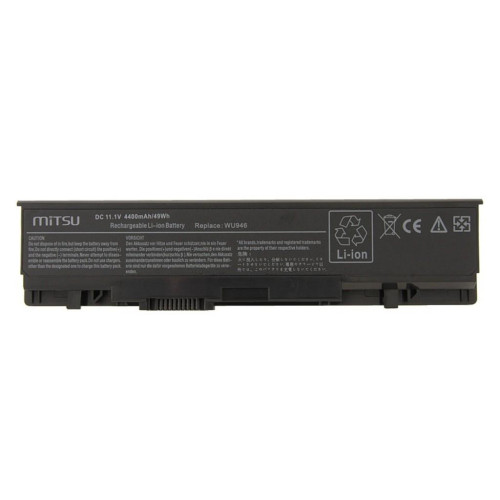 Bateria do Dell Studio 1535, 1537 4400 mAh (49 Wh) 10.8 - 11.1 Volt-667465