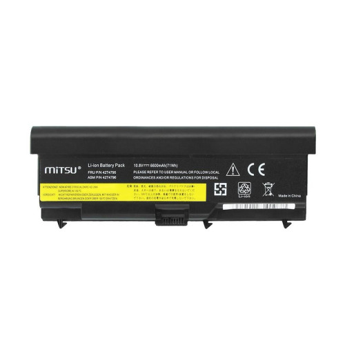 Bateria do Lenovo E40, E50, SL410, SL510 6600 mAh (71 Wh) 10.8 - 11.1 Volt-667813