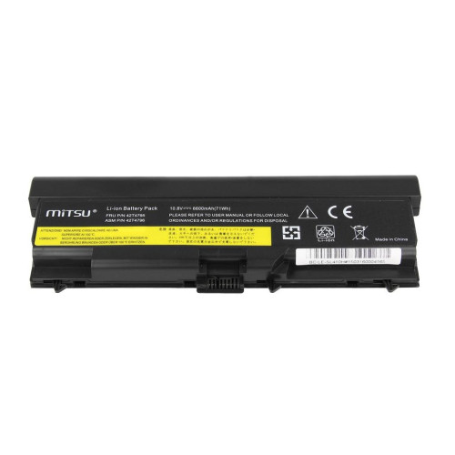 Bateria do Lenovo E40, E50, SL410, SL510 6600 mAh (71 Wh) 10.8 - 11.1 Volt-667814