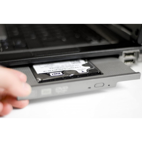 Ramka montażowa SSD/HDD do napędu CD/DVD/Blu-ray, SATA na SATA III, 9.5mm-669490