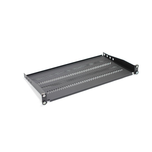 Półka do szaf 250mm 19" 483x250mm 1U czarna-669511