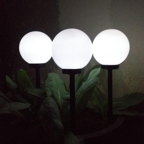 Solarna lampa ogrodowa kula LED GB121-670622