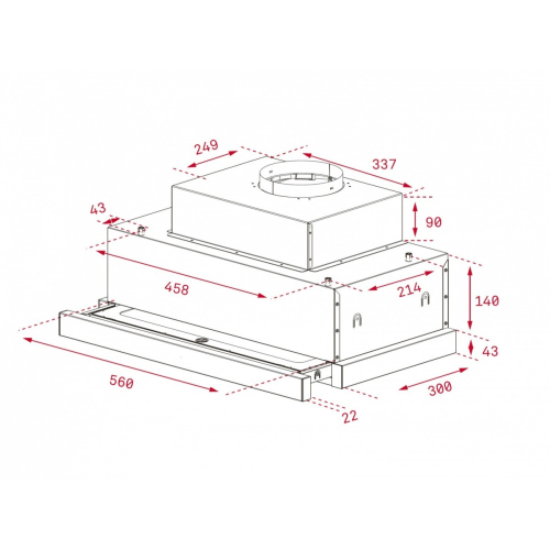 Okap teleskopowy CNL 6815 Plus-671843