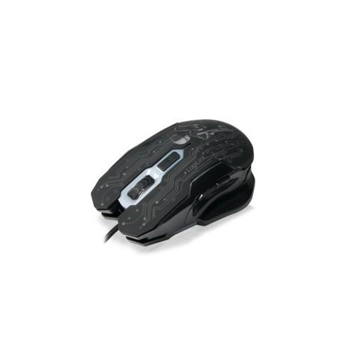 Mysz USB dla graczy, 2400 DPI, czarna-671901