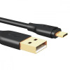 CB-MD1 Black szybki kabel Quick Charge micro USB-USB | 1m | 480 Mbps-676279