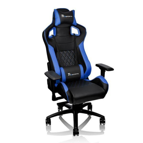 Fotel eSports GT Fit F100 czarno-niebieski-676792