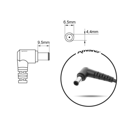 Zasilacz Mitsu 19.5v 3.9a (6.5x4.4 pin) 75W do Sony-6794427
