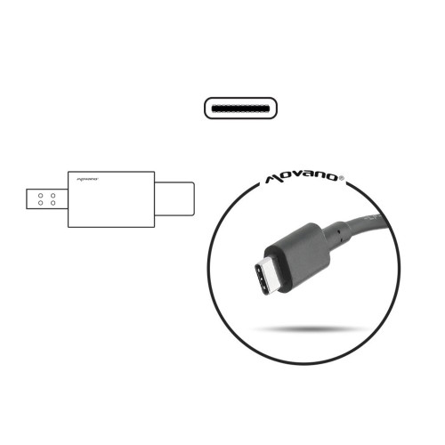 Zasilacz Movano 45W USB type C USB-C (black)-6794749