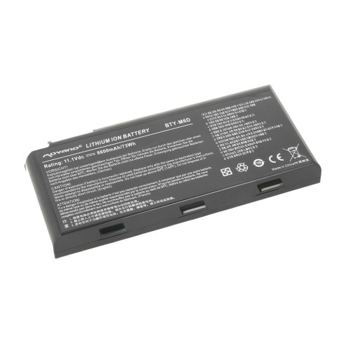 Bateria Movano do MSI GT660, GT780, GX780-6795516