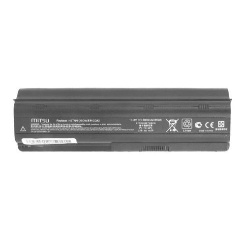 Bateria Mitsu do Compaq Presario CQ42, CQ62, CQ72 (8800mAh)-6795608