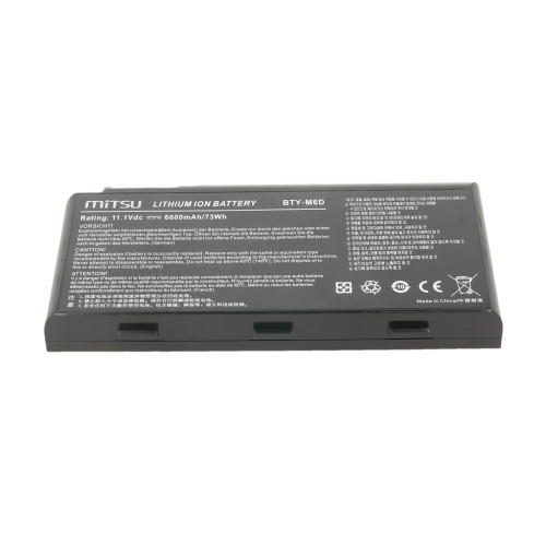 Bateria Mitsu do MSI GT660, GT780, GX780-6795655