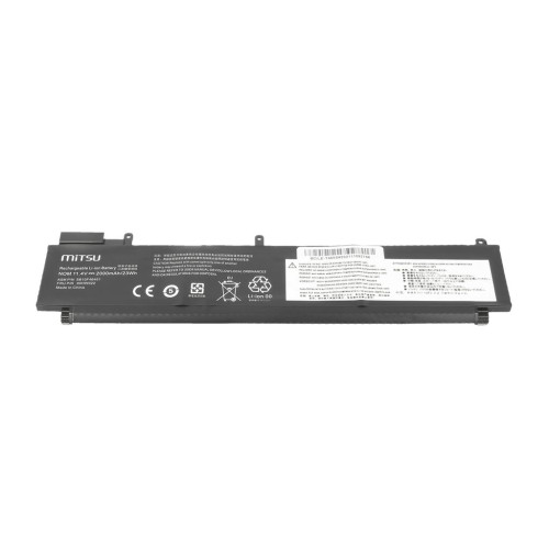 Bateria Mitsu do Lenovo ThinkPad T460s, T470s - tylna bateria-6796027