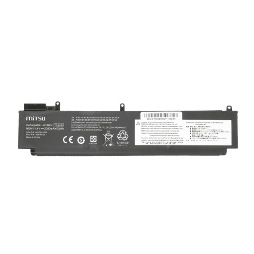 Bateria Mitsu do Lenovo ThinkPad T460s, T470s - tylna bateria-6796029