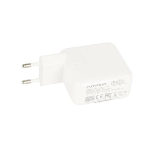 Zasilacz Movano 29W USB type C USB-C (white)-6796233