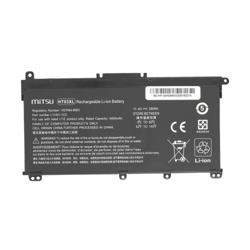 Bateria Mitsu do HP 240 250 G7 G8, 340 348 G5 G7-6796331