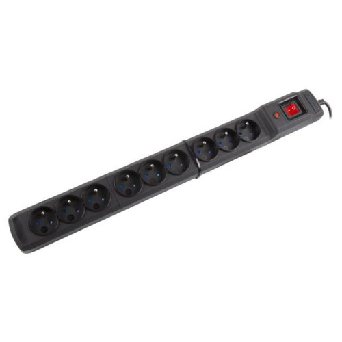 Listwa przeciwprzepięciowa Multi M9 1.5m czarna (9 gniazd)-7807931