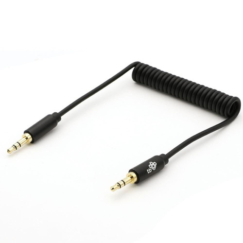 Kabel 3,5mm Mini Jack - 3,5mm Mini Jack M/M 1m spiralny-681413