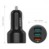 CC-T11 ładowarka samochodowa 3xUSB Quick Charge 3.0 | 7.8A | 42W + kabel USB-C-682357