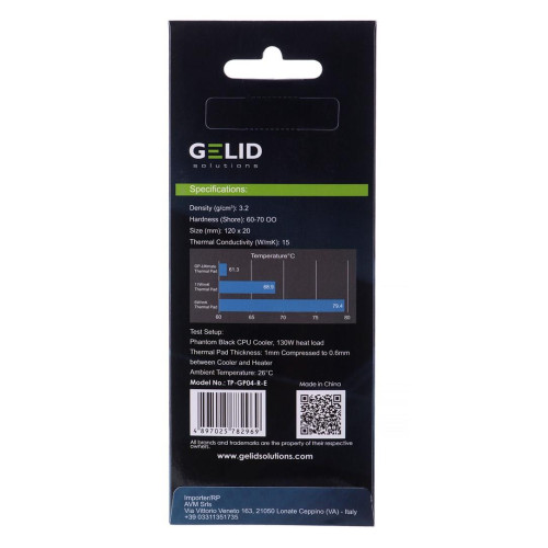 Termopady Gelid Ultimate 120x20x3.0mm TP-GP04-R-E-6821995