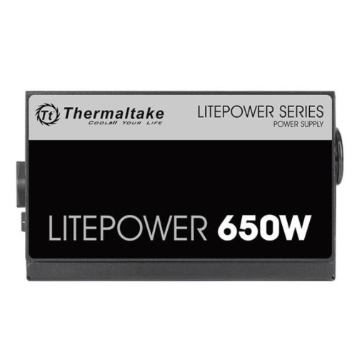 Litepower II Black 650W (Active PFC, 2xPEG, 120mm, Single Rail) -684899