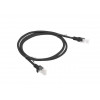 PATCHCORD KAT.6 1M CZARNY FLUKE PASSED LANBERG-7808478
