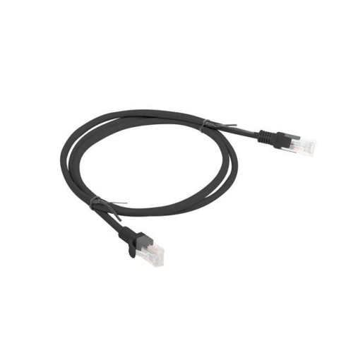 PATCHCORD KAT.6 1M CZARNY FLUKE PASSED LANBERG-7808478