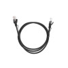PATCHCORD KAT.6 1M CZARNY FLUKE PASSED LANBERG-688002